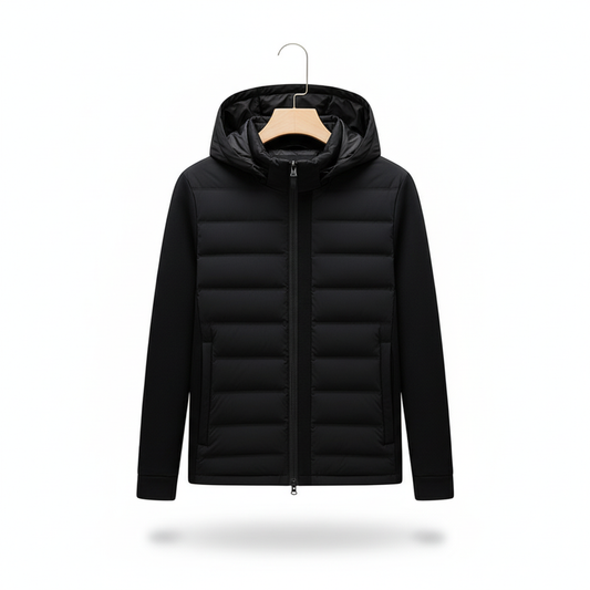 Hooded White Duck Down Warm Coat Down Jacket