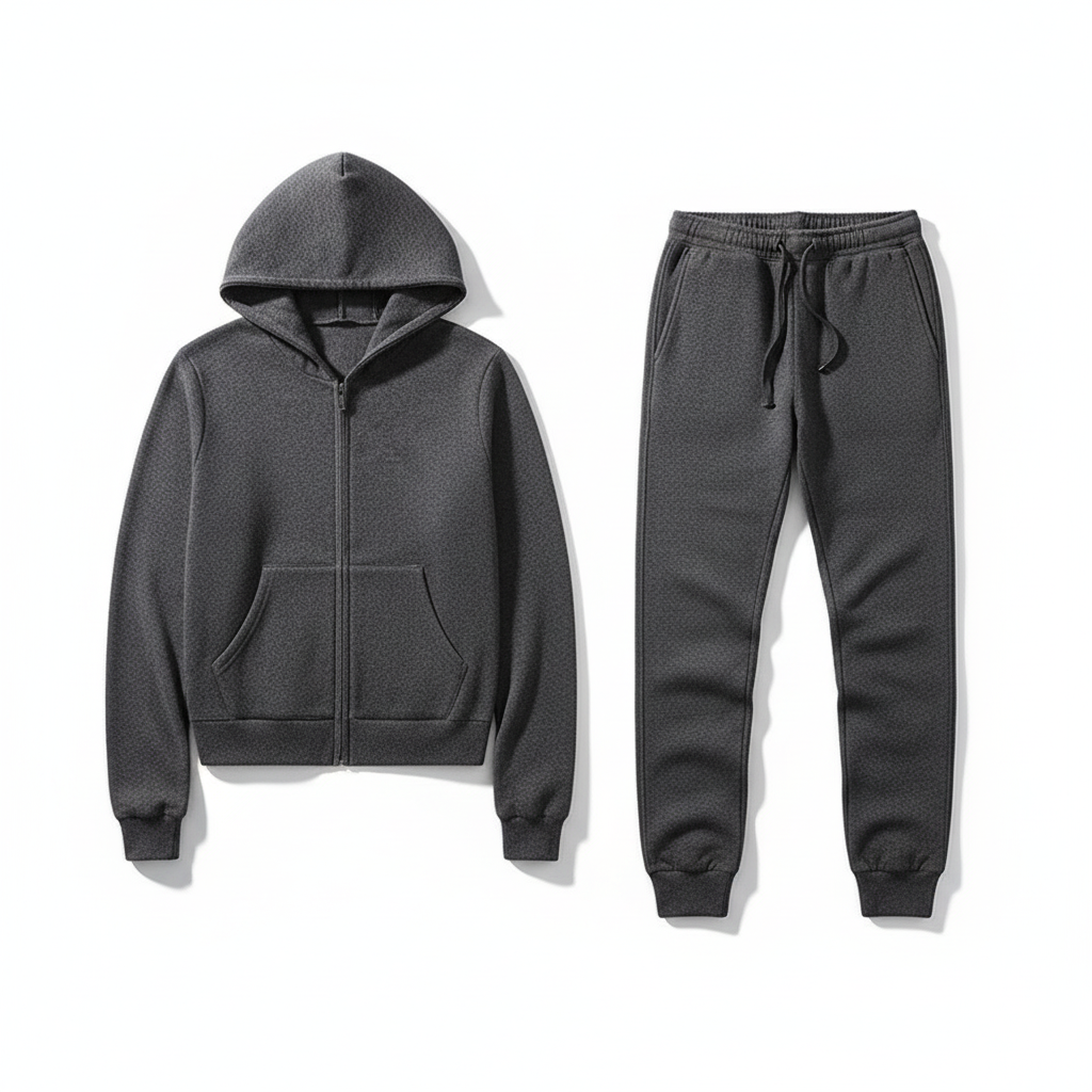 Men's Wool Coat Casual Pants Suit