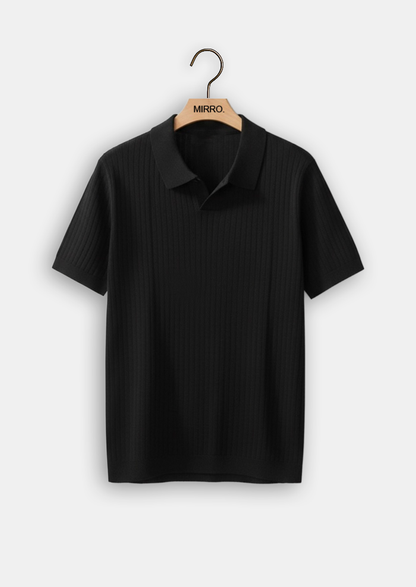 Jacquard Knit Polo