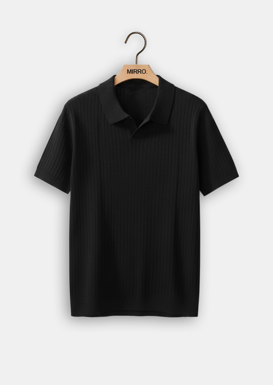 Jacquard Knit Polo