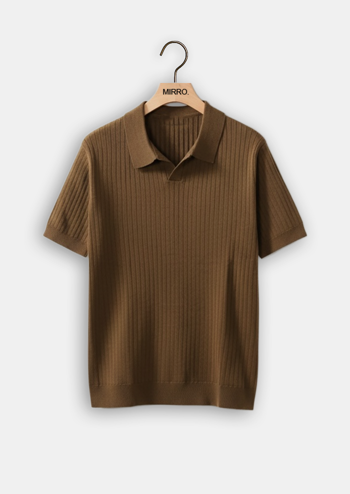 Jacquard Knit Polo